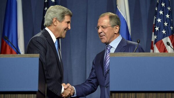 Lavrov et Kerry ont discuté de l'accord russo-américain sur la Syrie - Sputnik Afrique