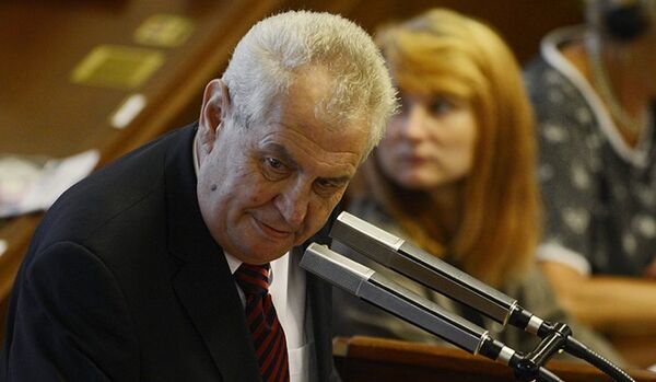 Le président de la République tchèque « sape le processus de paix au Moyen–Orient » - Sputnik Afrique
