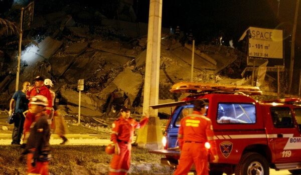 Plus de 10 personnes portées disparues après l'effondrement d'un grand immeuble en Colombie - Sputnik Afrique