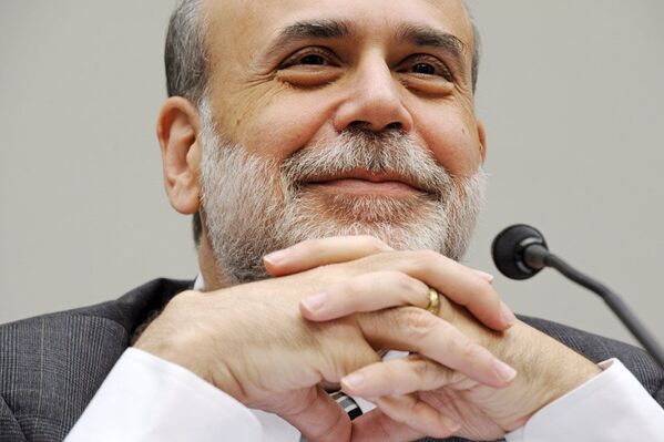 Ben Bernanke, le président de la Réserve fédérale des États-Unis, occupe la septième place du classement des personnes les plus influentes du monde pour le magazine Forbes. - Sputnik Afrique