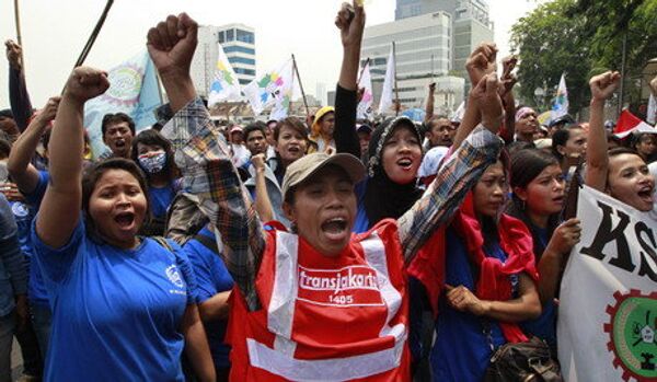 Indonésie : des centaines de milliers d’ouvriers en grève - Sputnik Afrique