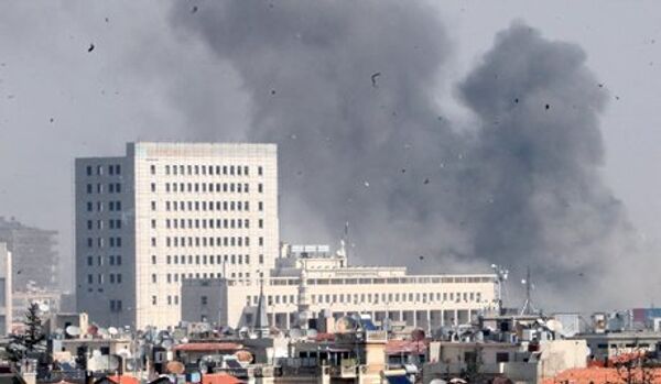 Un obus de mortier tombe dans le centre de Damas - Sputnik Afrique