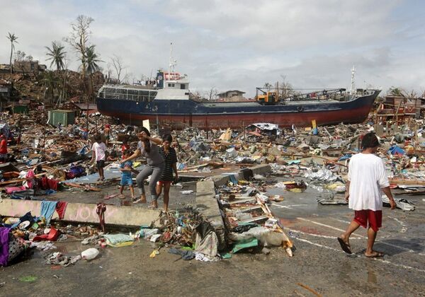 Des milliers de personnes sont devenues victimes du typhon aux Philippines - Sputnik Afrique