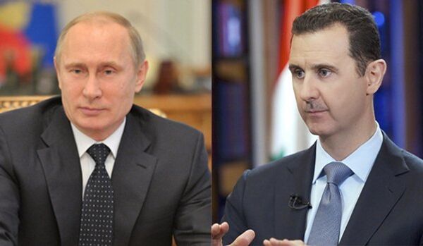 Poutine et al-Assad ont évoqué les préparatifs de Genève 2 - Sputnik Afrique