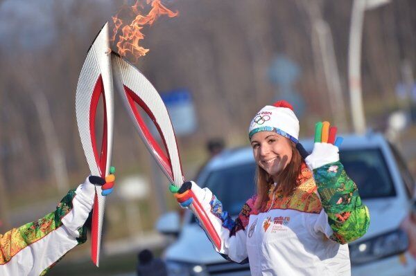 Vladivostok accueille le relais de la flamme olympique - Sputnik Afrique