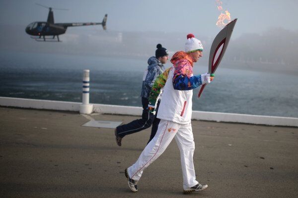 Vladivostok accueille le relais de la flamme olympique - Sputnik Afrique