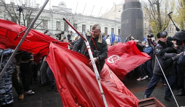 Kiev : les manifestants ont mis un camp de tentes - Sputnik Afrique