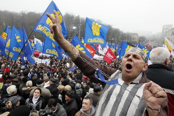 Les manifestations à Kiev - Sputnik Afrique
