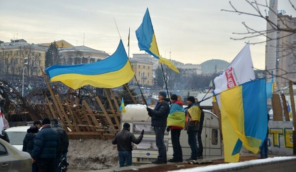 Kiev : les participants d’« antimaidan » prennent des vacances de Nouvel An - Sputnik Afrique