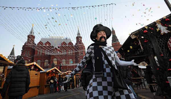 Marché international de Noël à Moscou en pleine effervescence - Sputnik Afrique