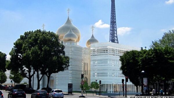 Projet « bicéphale » du Centre spirituel et culturel orthodoxe russe - Sputnik Afrique