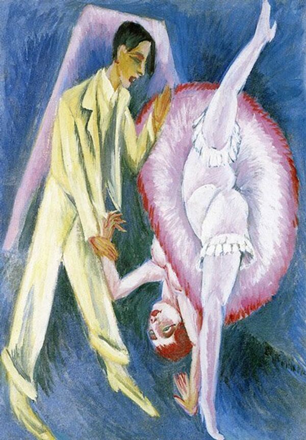 Ernst Ludwig Kirchner Couple de danseur - Sputnik Afrique