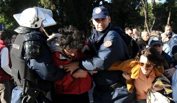 Les manifestations au Monténégro ont abouti à des affrontements avec la police - Sputnik Afrique