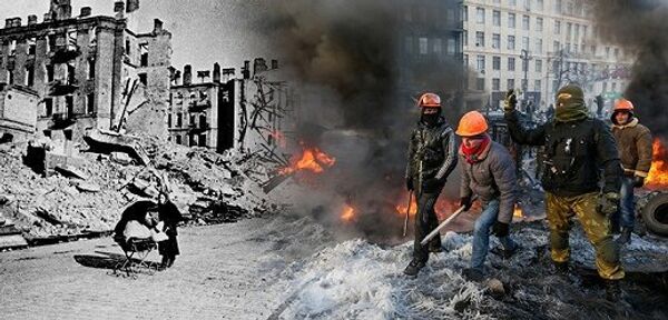 Kiev après la guerre et après les affrontements sur le Maidan - Sputnik Afrique
