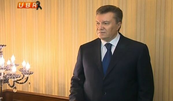 Dans le cadre de la situation dans le pays, Ianoukovitch a déclaré qu’il n’a pas l’intention de démissionner, et qualifie les événements dans le pays d’un coup d'Etat. - Sputnik Afrique