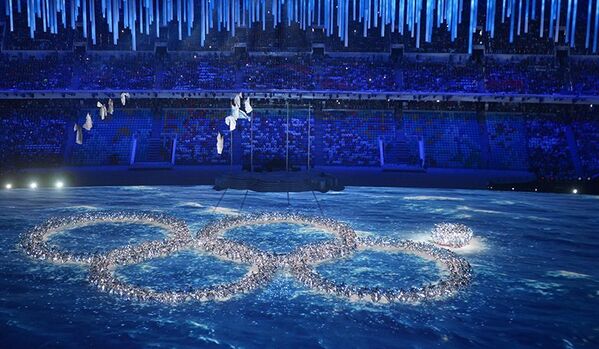 La cérémonie de clôture des XXIIèmes Jeux Olympiques d'hiver - Sputnik Afrique
