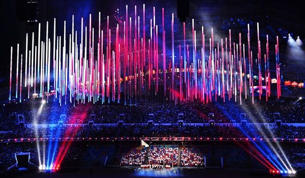 La cérémonie de clôture des XXIIèmes Jeux Olympiques d'hiver - Sputnik Afrique