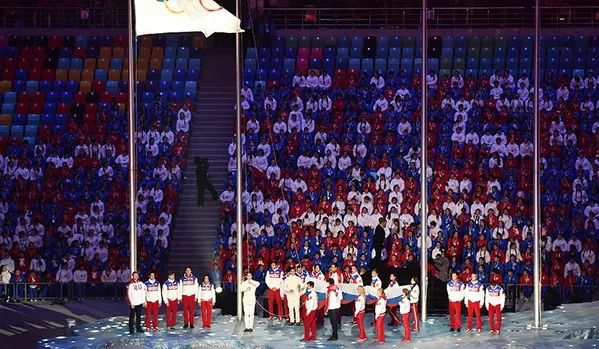La cérémonie de clôture des XXIIèmes Jeux Olympiques d'hiver La cérémonie de clôture des XXIIèmes Jeux Olympiques d'hiver - Sputnik Afrique