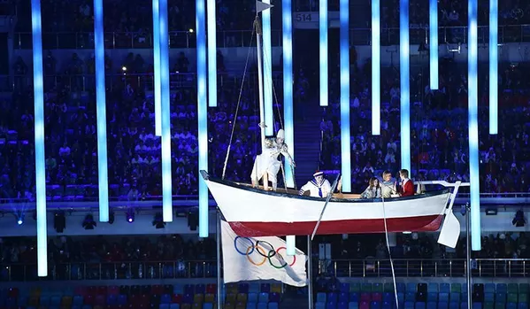 La cérémonie de clôture des XXIIèmes Jeux Olympiques d'hiver La cérémonie de clôture des XXIIèmes Jeux Olympiques d'hiver - Sputnik Afrique