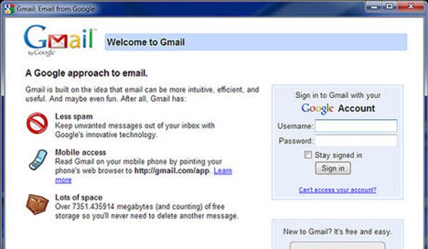Google adopte une connexion sécurisée pour sa messagerie Gmail - Sputnik Afrique