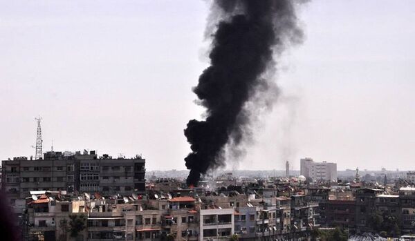 Syrie : chute d'obus sur Damas, offensive du régime dans la Ghouta orientale - Sputnik Afrique