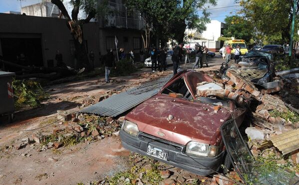La tempête « Lucrecia » s’est abattue sur l’Argentine - Sputnik Afrique