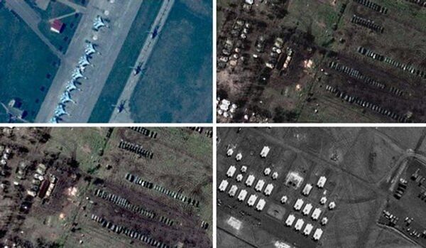 L'OTAN publie des photos de « troupes russes » proches de l'Ukraine - Sputnik Afrique