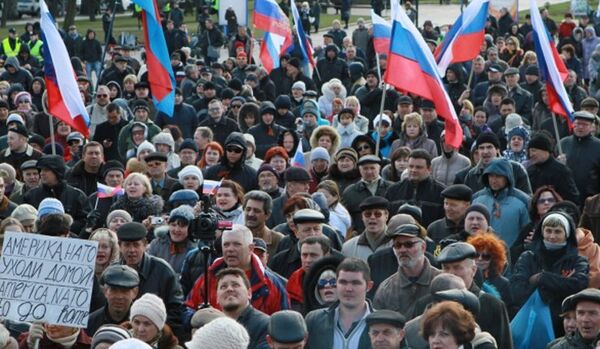 Ukraine : environ 500 partisans du référendum manifestent à Odessa - Sputnik Afrique