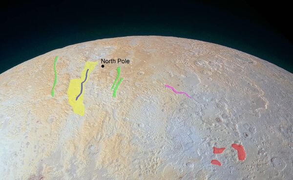 Les canyons de glace de Pluton - Sputnik Afrique