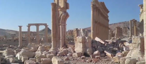 Arc de triomphe de Palmyre détruit par Daech - Sputnik Afrique