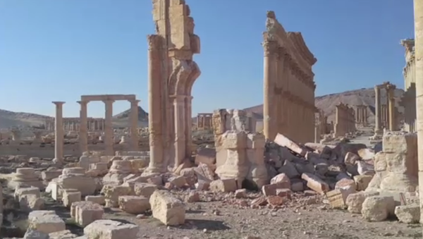 Arc de triomphe de Palmyre détruit par Daech - Sputnik Afrique