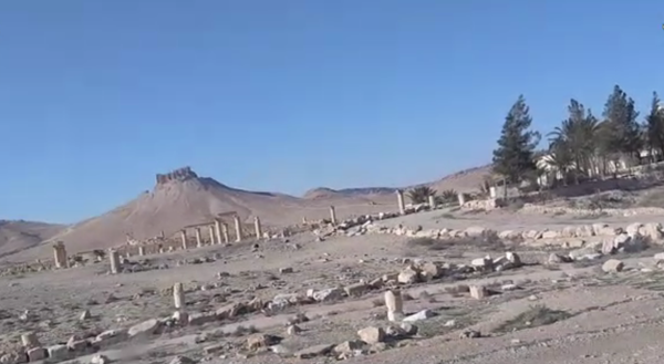 Le lieu où se trouvait jadis le temple de Baalshamin à Palmyre - Sputnik Afrique