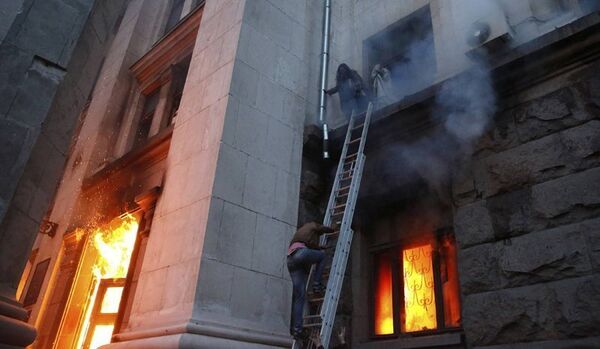 Drame d'Odessa: des substances toxiques dans l'immeuble incendié (député) - Sputnik Afrique