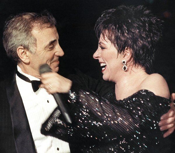 Avec Liza May Minnelli au Lido de Paris en 1987. - Sputnik Afrique