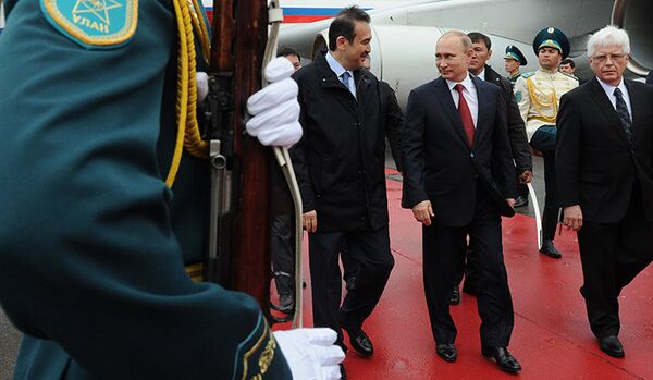 Poutine au Kazakhstan pour créer l'Union économique eurasiatique - Sputnik Afrique