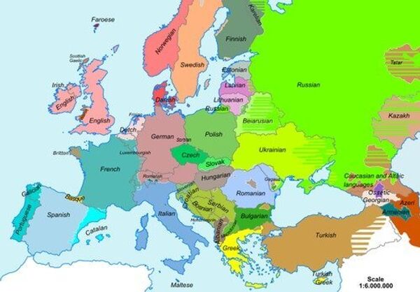 Les langues en Europe - Sputnik Afrique