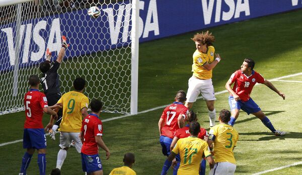 Mondial 2014 : Le Brésil en quarts en écartant le Chili - Sputnik Afrique