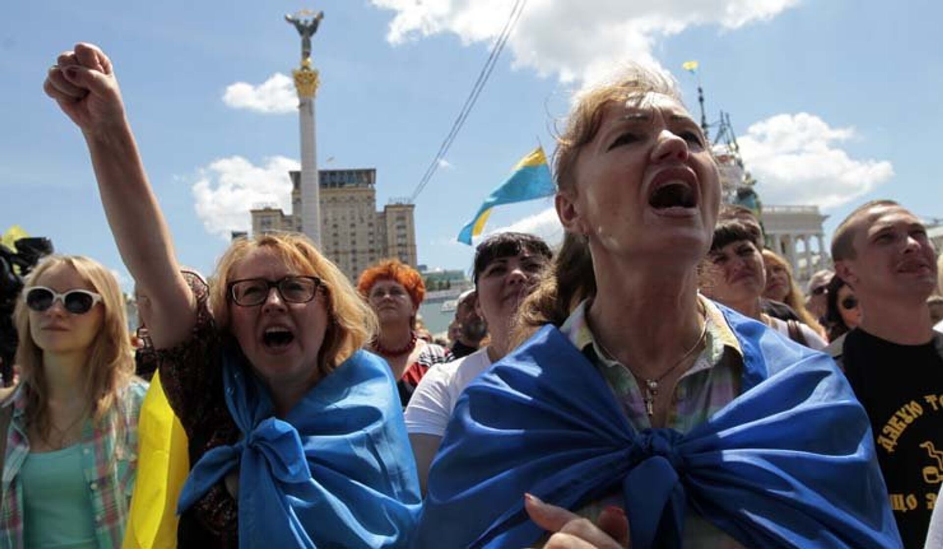 Ukraine: les manifestants du Maïdan à Kiev ne veulent pas partir - Sputnik Afrique, 1920, 05.07.2017