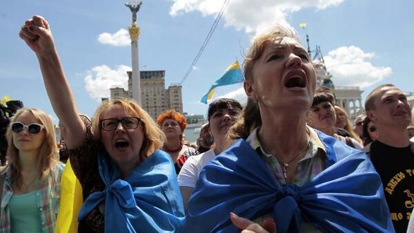 Ukraine: les manifestants du Maïdan à Kiev ne veulent pas partir - Sputnik Afrique