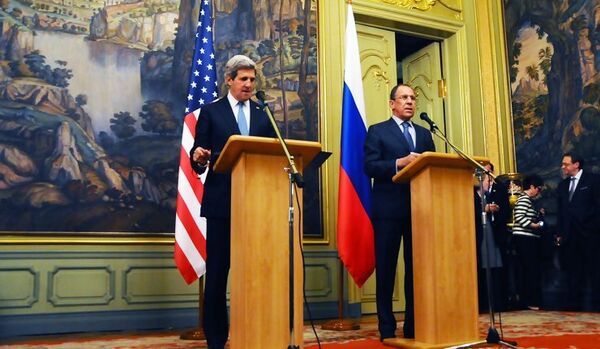 Ukraine : Lavrov demande à Kerry de ne pas entraver le travail des experts de l'OSCE - Sputnik Afrique