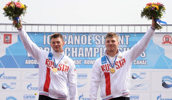 Les sportifs russes devenus champions du monde en aviron - Sputnik Afrique
