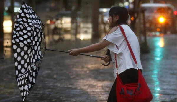 Un typhon. Image d'illustration - Sputnik Afrique