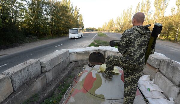 La milice fait état de destruction du matériel des forces de sécurité près de Gorlovka - Sputnik Afrique
