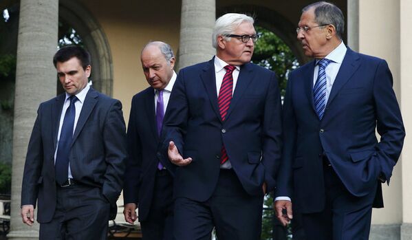 Rencontre des ministres russe, ukrainien, allemand et français des Affaires étrangères à Berlin - Sputnik Afrique