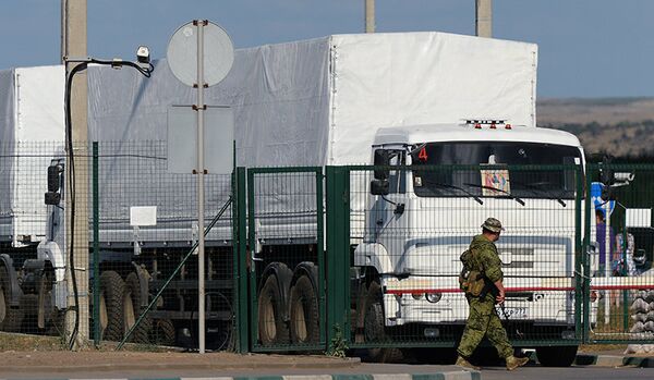 Tous les camions Kamaz avec l'aide humanitaire russe sont arrivés à Lougansk (autorités) - Sputnik Afrique