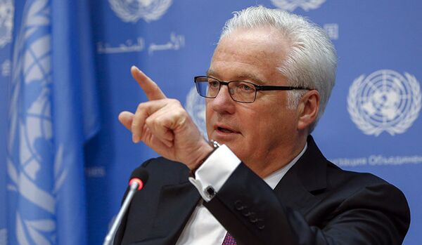 Tchourkine a qualifié une réunion du CS de l'ONU du «royaume des miroirs tordus» - Sputnik Afrique