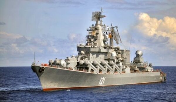 Le croiseur porte-missiles Moskva fait route vers la Méditerranée - Sputnik Afrique