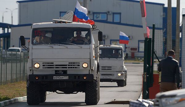 Les douanes ukrainiennes elles-mêmes ont renoncé à inspecter le convoi humanitaire - Sputnik Afrique