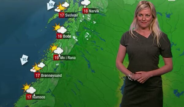 Une journaliste de la télévision norvégienne a commenté les prévisions météo pendant 33 heures - Sputnik Afrique