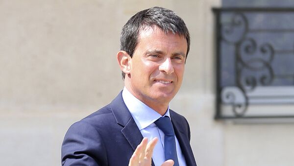 Le permier ministre français Manuel Valls - Sputnik Afrique